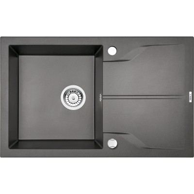 Deante Andante Zlewozmywak 1-komorowy z ociekaczem - antracyt