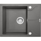Deante Andante Zlewozmywak 1-komorowy z krótkim ociekaczem - antracyt