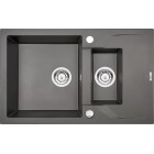 Deante Andante Zlewozmywak 1,5-komorowy z ociekaczem - antracyt