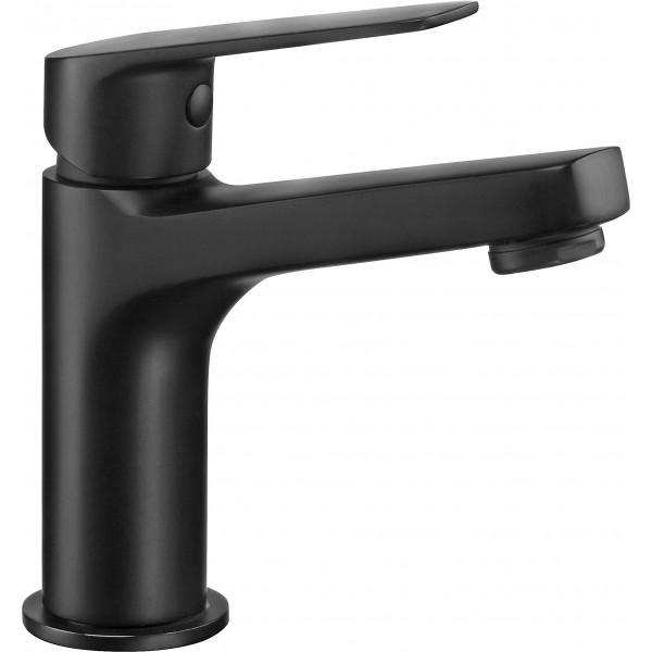 Deante Jasmin Nero Bateria umywalkowa stojąca bez zamknięcia odpływu