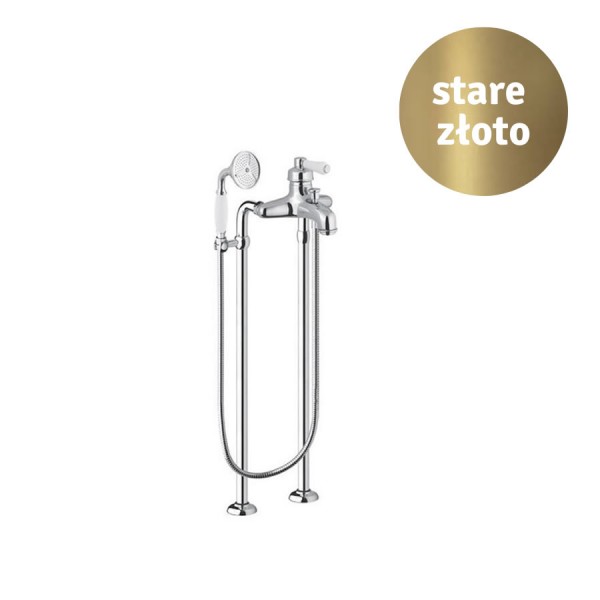 Armando Vicario Wersal bateria wannowa + nogi stare złoto 700000/N/B