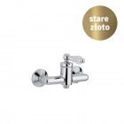 Giulini Giovanni Hermitage bateria prysznicowa stare złoto - uchwyt przezroczysty Swarovski 4408/S/P/B