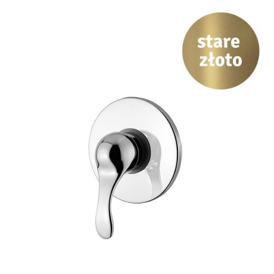 Monoclasic bateria natryskowa podtynkowa retro stare złoto MCL02711B