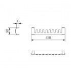 Terma Simple wieszak czarny mat WRWSIM0049M5