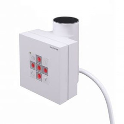 Terma KTX2 grzałka elektryczna 120W biała z kablem prostym z wtyczką WEKT201T916W