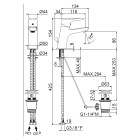 Vema Indo bateria umywalkowa z V24010