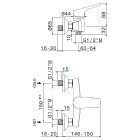 Vema Indo bateria prysznicowa V24090