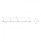 Elita Meble Kwadro Plus White uchwyty 80 cm 167717