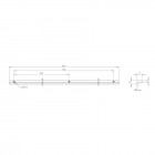 Elita Meble Kwadro Plus Black uchwyty 80 cm 167721