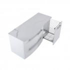 Elita Meble Rolly White komoda z koszem szer. 40 cm 167713