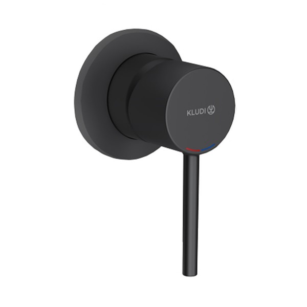 Kludi Bozz bateria prysznicowa podtynkowa czarny mat 389253976