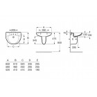 Roca Victoria umywalka 56x46 cm z otworem A325393007