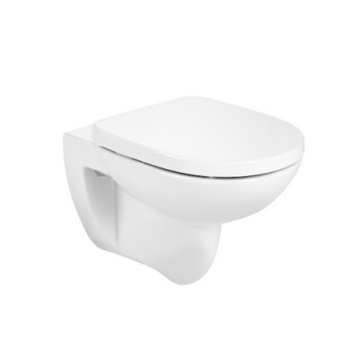 Roca Debba Round miska WC wisząca Rimless z deską WC wolnoopadającą A34H996000