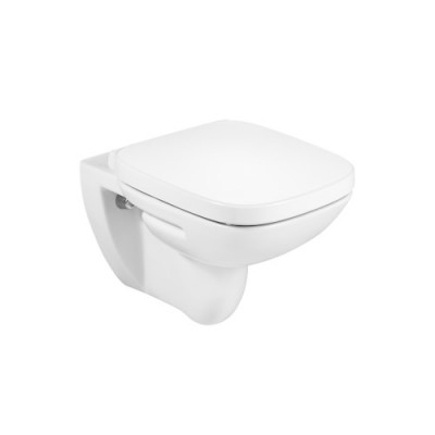 Roca Debba Square miska WC wisząca Rimless z deską wolnoopadającą A34H99L000