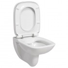 Roca Debba Square miska WC wisząca Rimless z deską wolnoopadającą A34H99L000