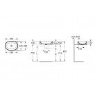 Roca Alter umywalka nablatowa owalna 55x39 cm A3270Y1000