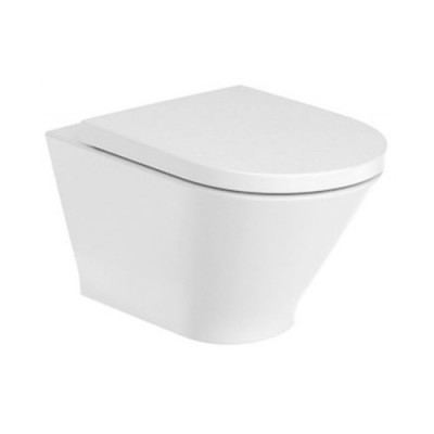 Roca Gap Round miska WC wisząca Rimless Maxi Clean A3460NL00M