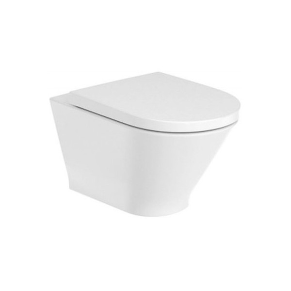 Roca Gap Round miska WC wisząca Rimless Maxi Clean A3460NL00M