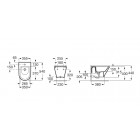 Roca Gap Round bidet wiszący A3570N6000