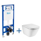 Roca Gap Square zestaw podtynkowy + miska WC RImless z deską wolnoopadającą A893104490