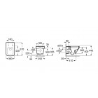 Roca Dama-N miska WC wisząca Rimless A34678L000