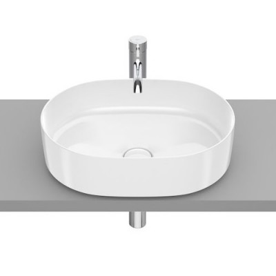 Roca Inspira Round umywalka nablatowa 50x37 cm Maxi Clean A32752000M