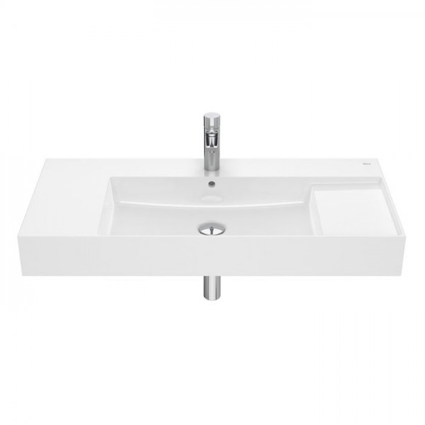 Roca Inspira Square umywalka ścienna 100x49 cm Maxi Clean A32752A00M