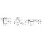 Roca Inspira Square bidet wiszący A357535000