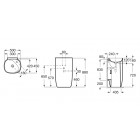Roca Beyond umywalka wolnostojąca 50x45 cm A3270B0000