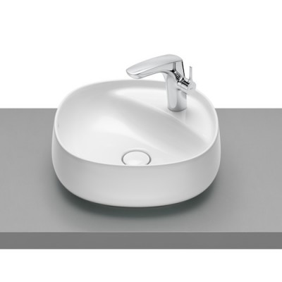 Roca Beyond umywalka nablatowa okrągła 45,5 cm Maxi Clean A3270B900M