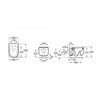 Roca Beyond miska WC wisząca Rimless A3460B7000