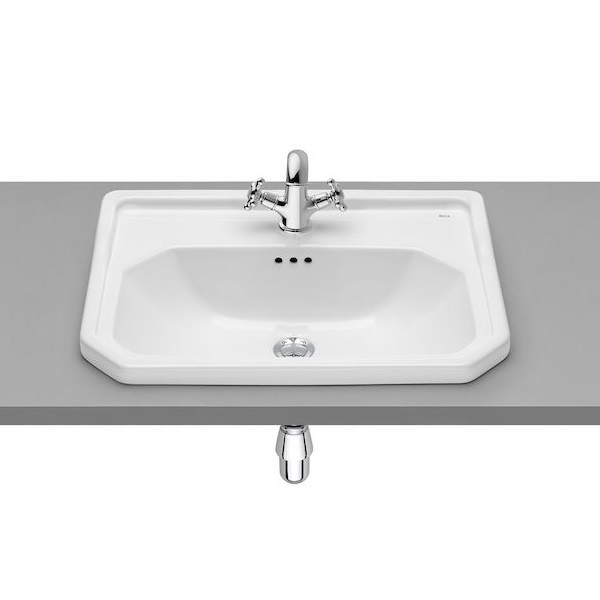 Roca Carmen umywalka wpuszczana w blat 60x45 cm Maxi Clean A3270A500M