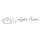 Roca Diverta umywalka ścienna 75x44 cm A327110000