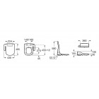 Roca Multiclean Advance Soft deska sedesowa myjąca A804004001