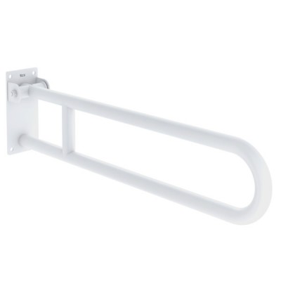 Roca Access Comfort poręcz prosta składana 80 cm biała A816909009