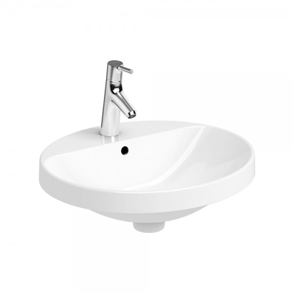 Koło Variform umywalka wpuszczana w blat 50x45 cm 500.712.01.6