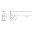 Koło Lehnen Evolution poręcz uchylna 70 cm lewa L30442201