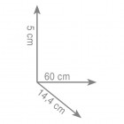 Gedy Eros półka 60 cm wisząca 2319