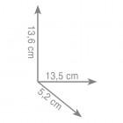 Gedy Eros uchwyt na papier z klapką wiszący 2325