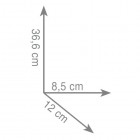 Gedy Febo szczotka WC wisząca 5333/03