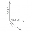 Gedy Edera wieszak na ręcznik 60 cm EP21/60