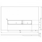 Koło Elegant przycisk spłukujący czarny błyszczący 94151004