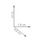 Gedy Kent dozownik na mydło wiszący 5581