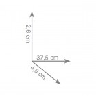 Gedy Lounge wieszak na ręcznik dwuramienny 5423