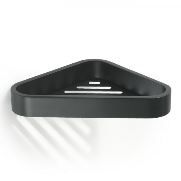 Gedy Outline mydelniczka - koszyczek czarny narożny wisząca 3283/CZAR