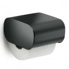 Gedy Outline uchwyt na papier z klapką czarny 3225/CZAR