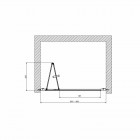 Koło Geo drzwi Bifold 90 cm 560.126.00.3