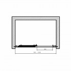 Koło Geo drzwi przesuwne 100 cm 560.133.00.3