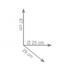 Gedy stojak na papier + szczotka WC WINNY 2832