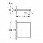 Grohe Allure Brilliant wylewka wannowa kaskadowa 13319000